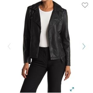 Max Studio Faux Leather Jacket